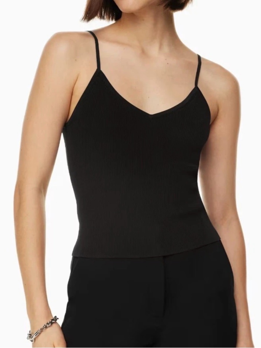 NWT**Babaton Black Lafayette Tank Top